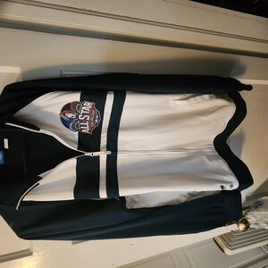 Men's Navy and White Jacket